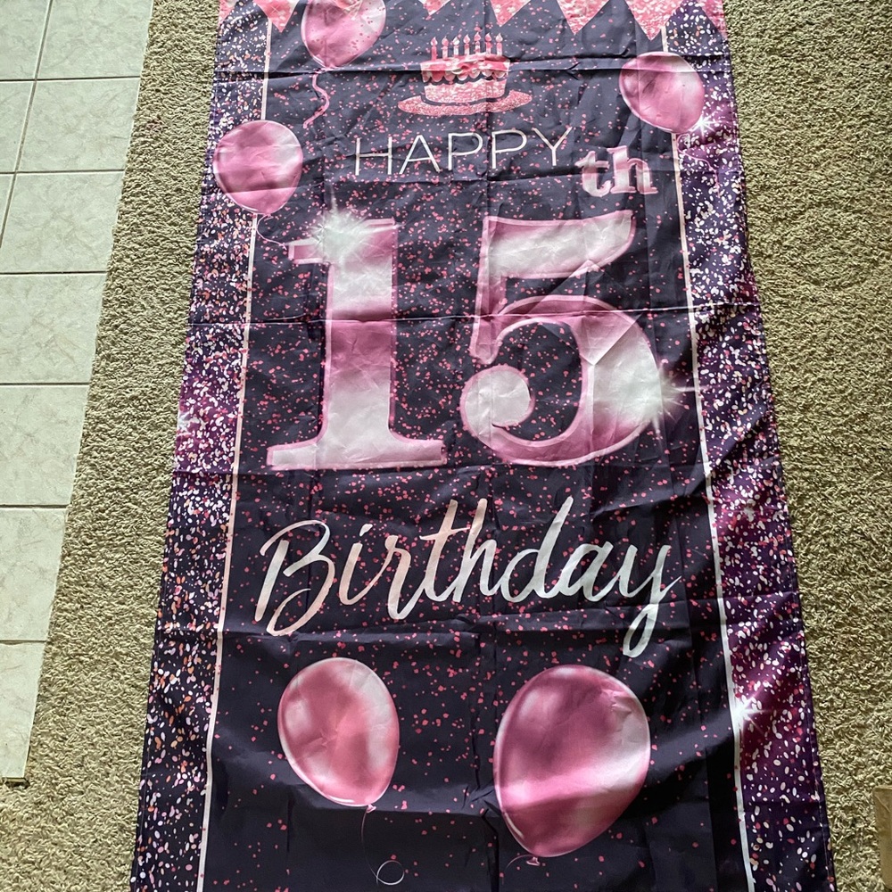 Birthday banner